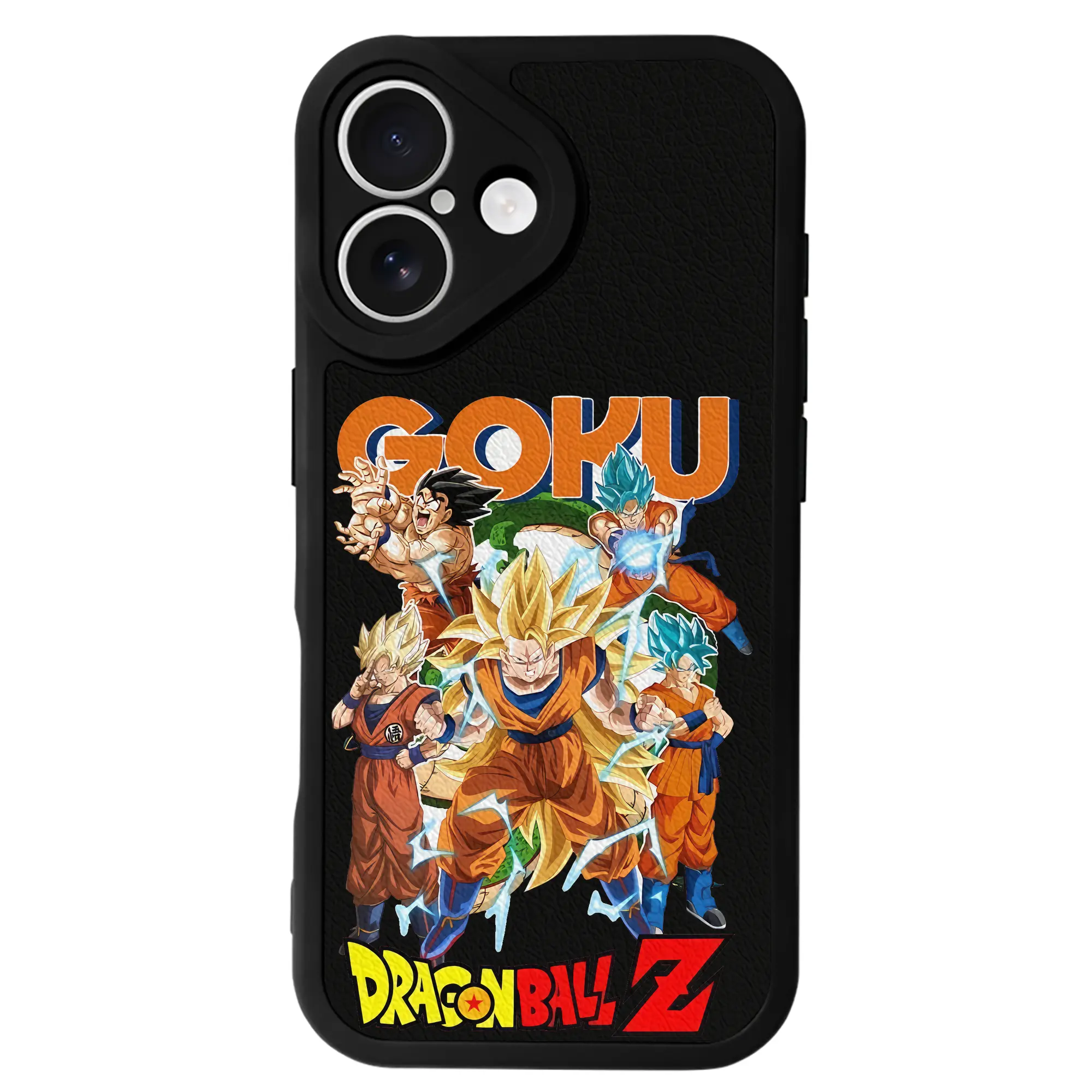 ドラゴンボール グッズ 孫 悟空 - IPhone 16シリーズ対応 ・ シリコンスマホケース ・ レザー調 ・ 高精度フィット ・ 耐衝撃 ・ ワイヤレス充電対応 ・ 精密カット